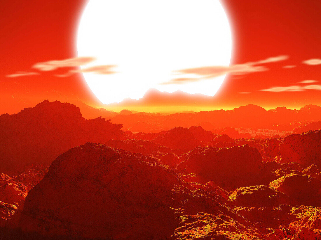 Exoplanet Kepler 37 b, illustration