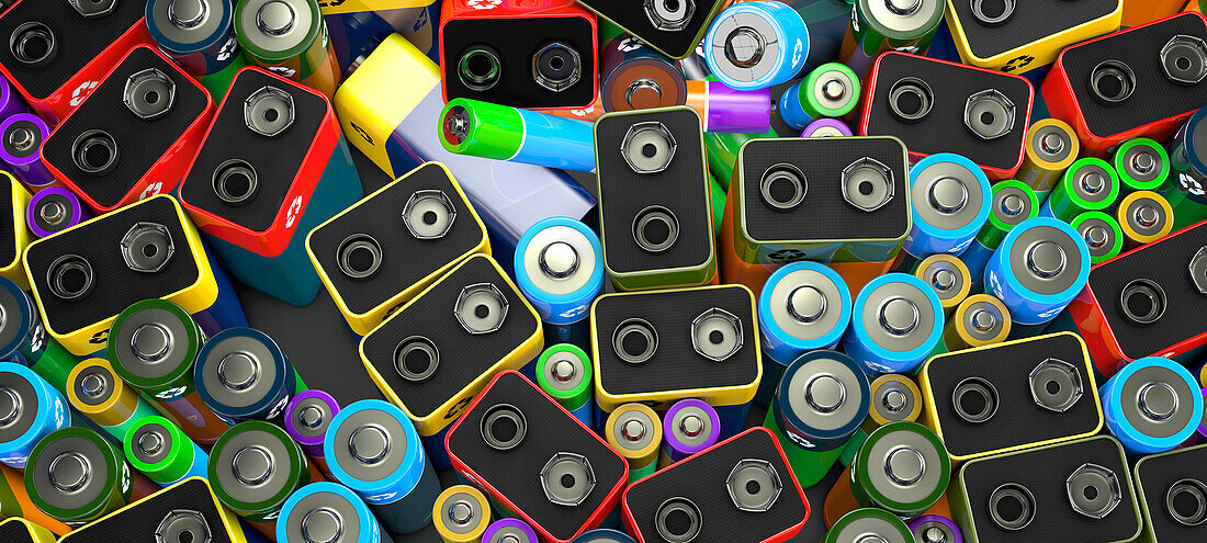 Batteries, illustration