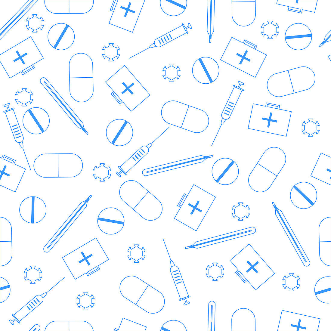 Medical pattern, illustration