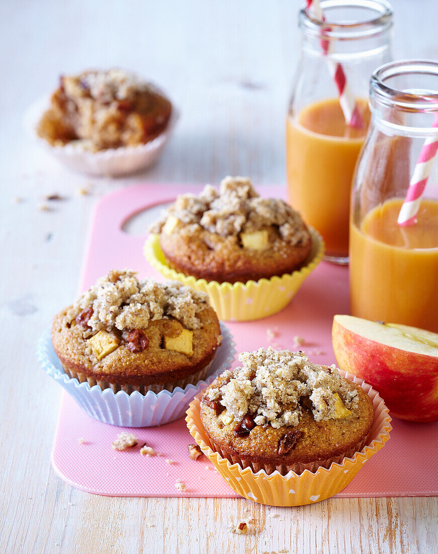 Dinkel-Apfel-Muffins