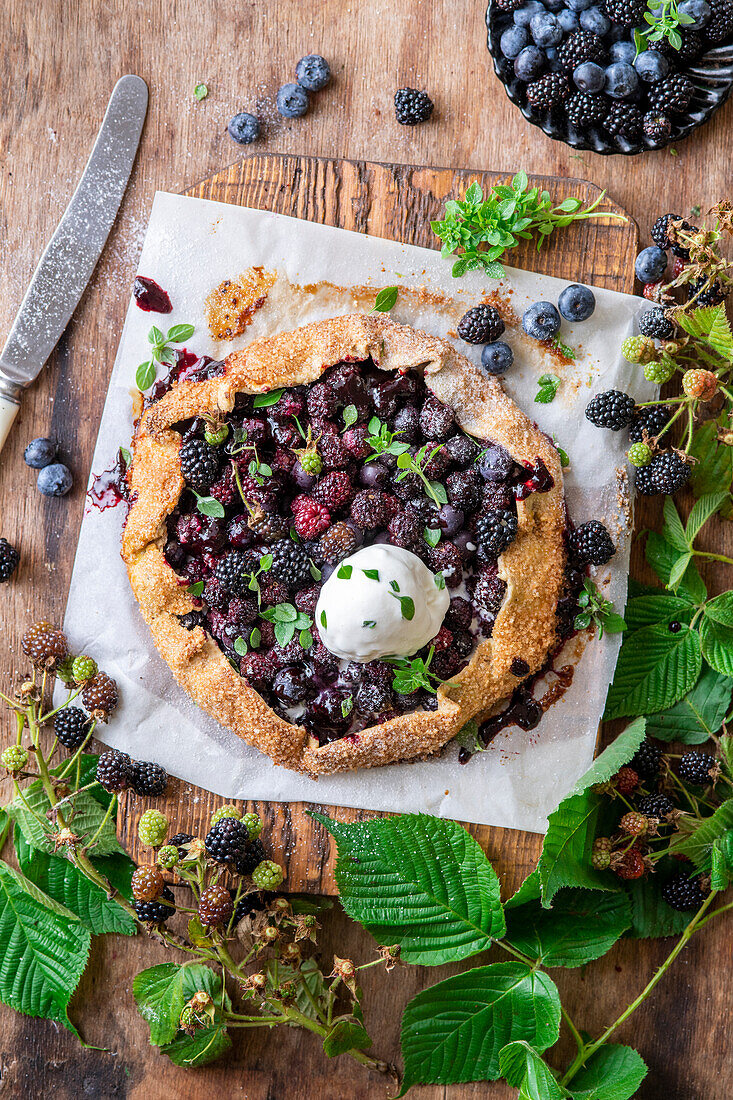 Brombeer-Galette