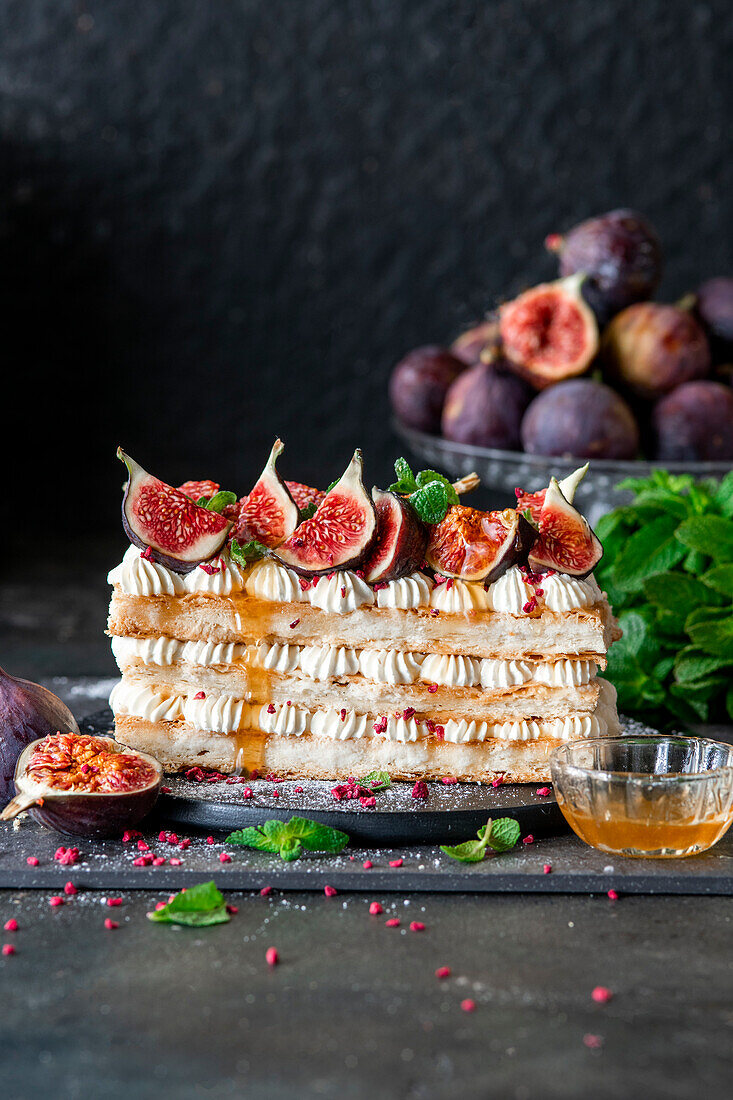Mille Feuille with figs