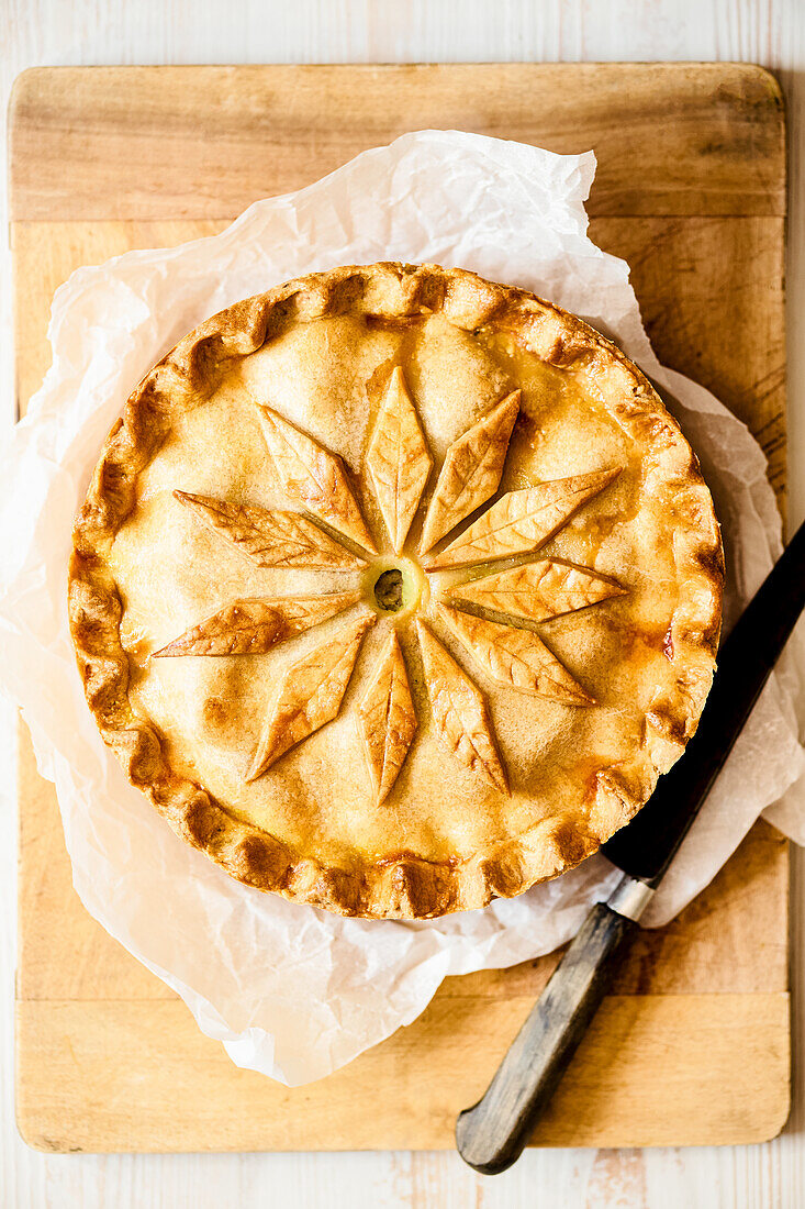 Puten-Schinken-Pie zu Weihnachten (Boxing Day)