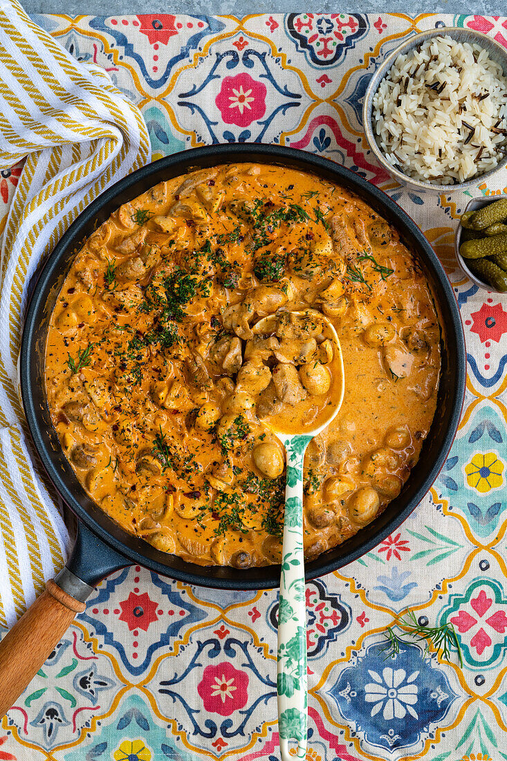 Pork Stroganoff