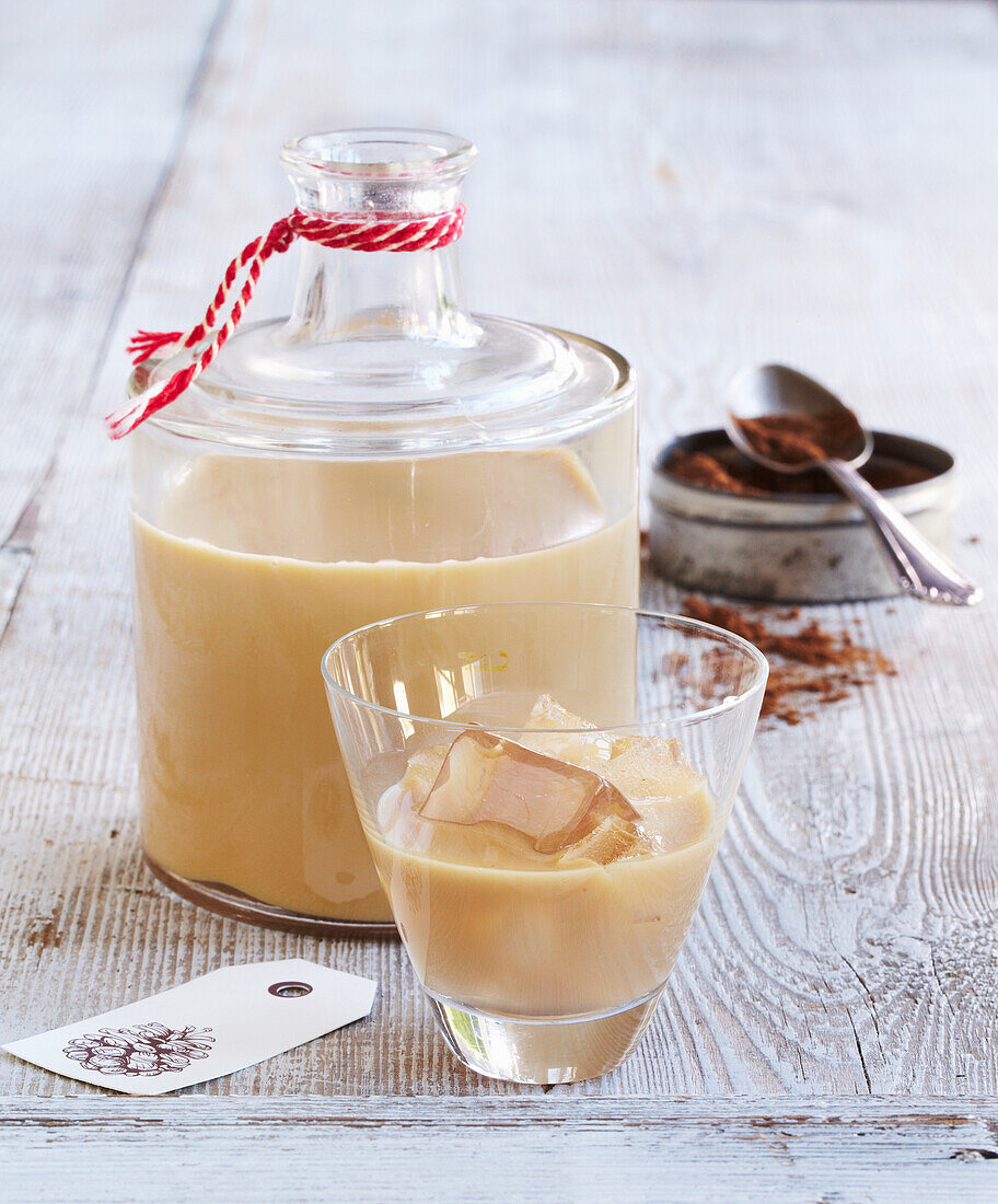 Home made liqueur Irish cream