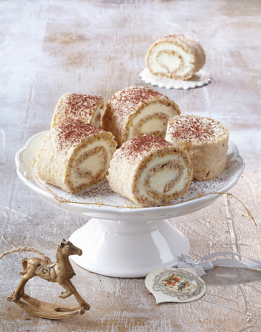 Meringue roll