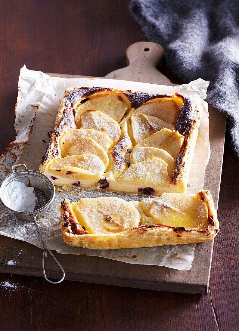 Pear cake with ricotta