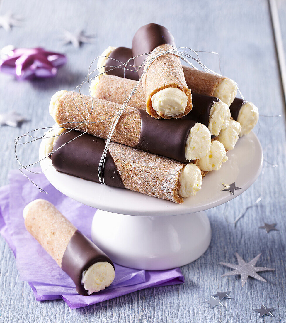 Peanut tubes Peanut Cannoli