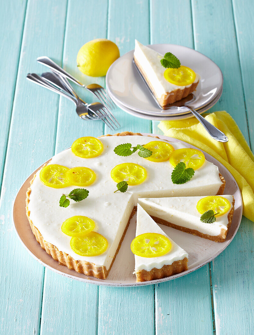 Lemon cheesecake