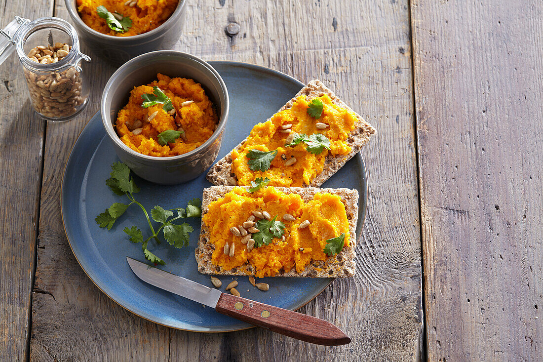 Spred prepared from millet grains, carrot and turnip