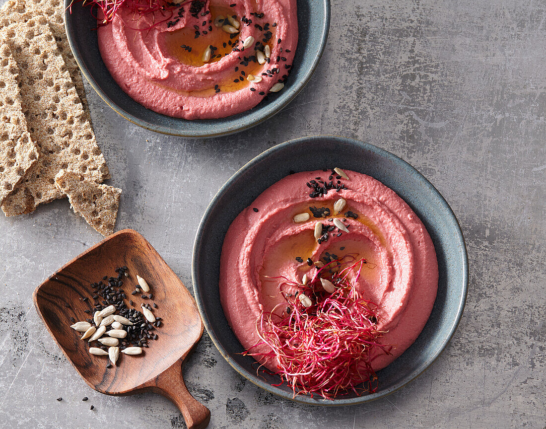 Rote-Bete-Hummus