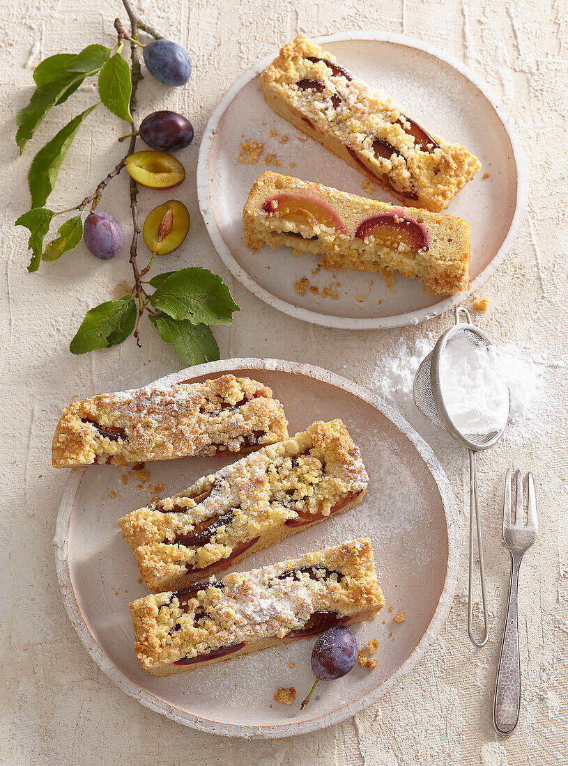 Zwetschgenkuchen mit Streuseln