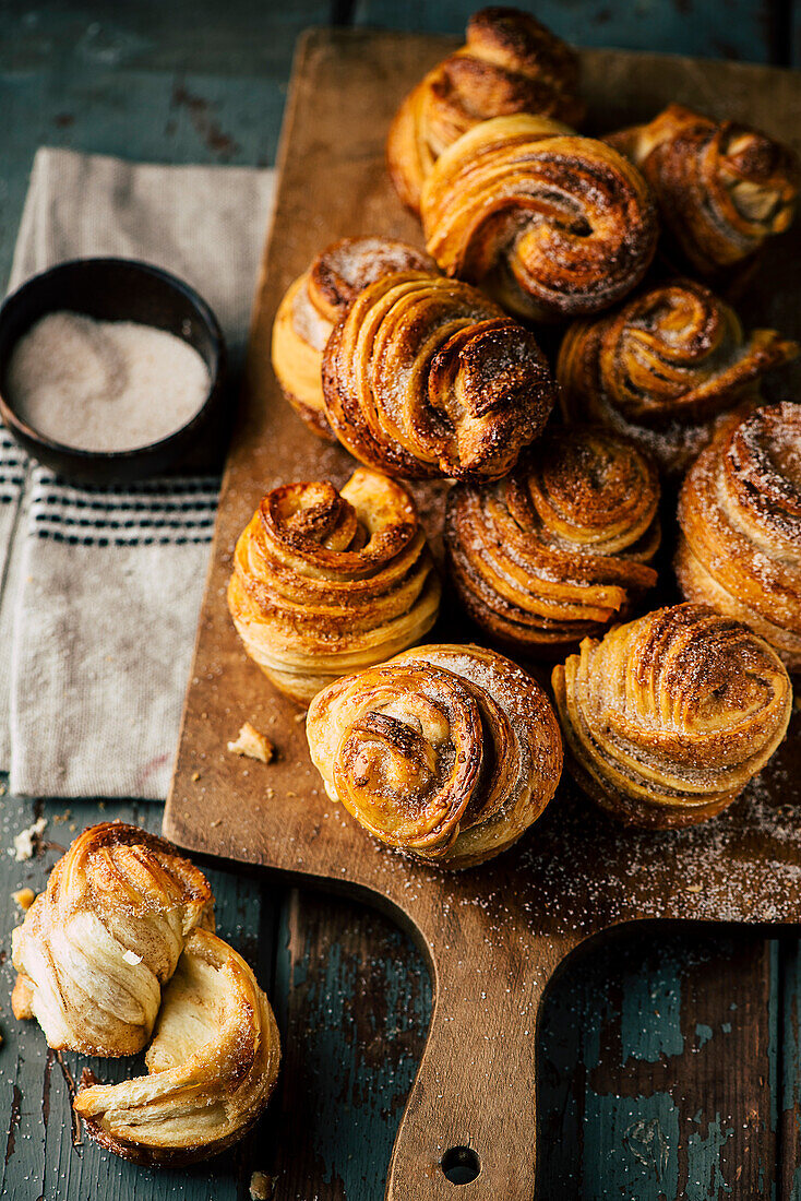 Cruffins aus fertigem Hefeteig