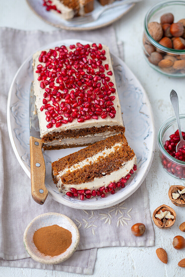 Carrot cake with cream cheese