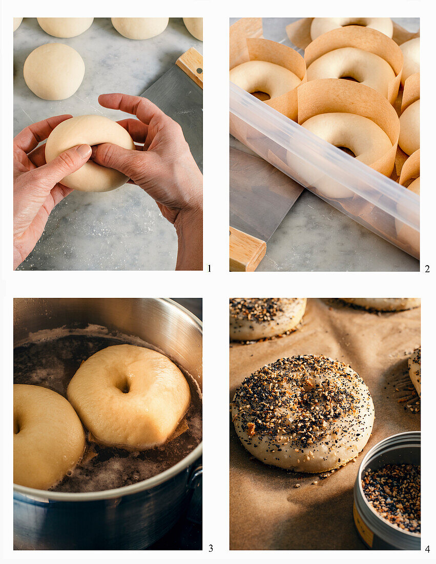 Bagels, step by step