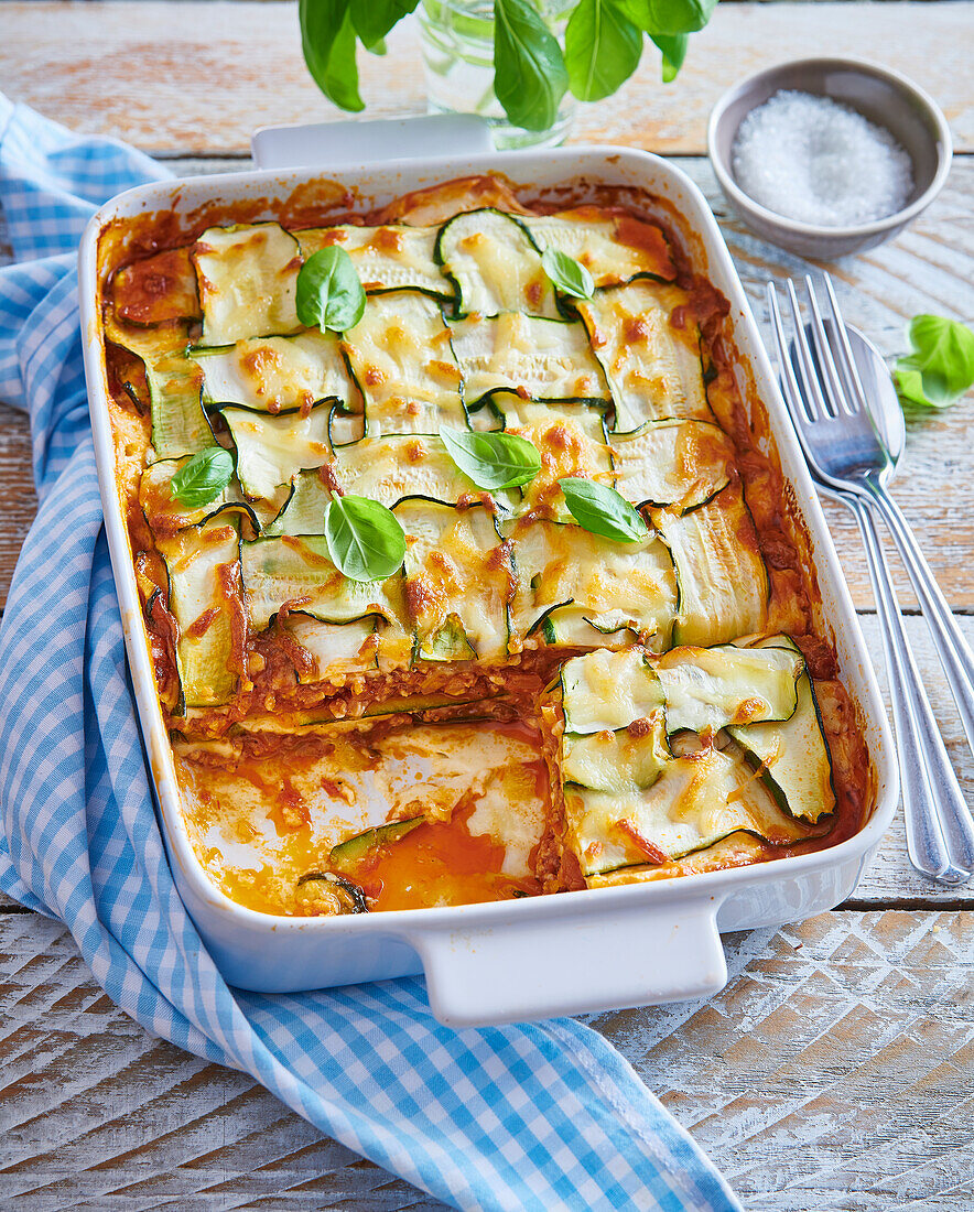 Moussaka with zucchini