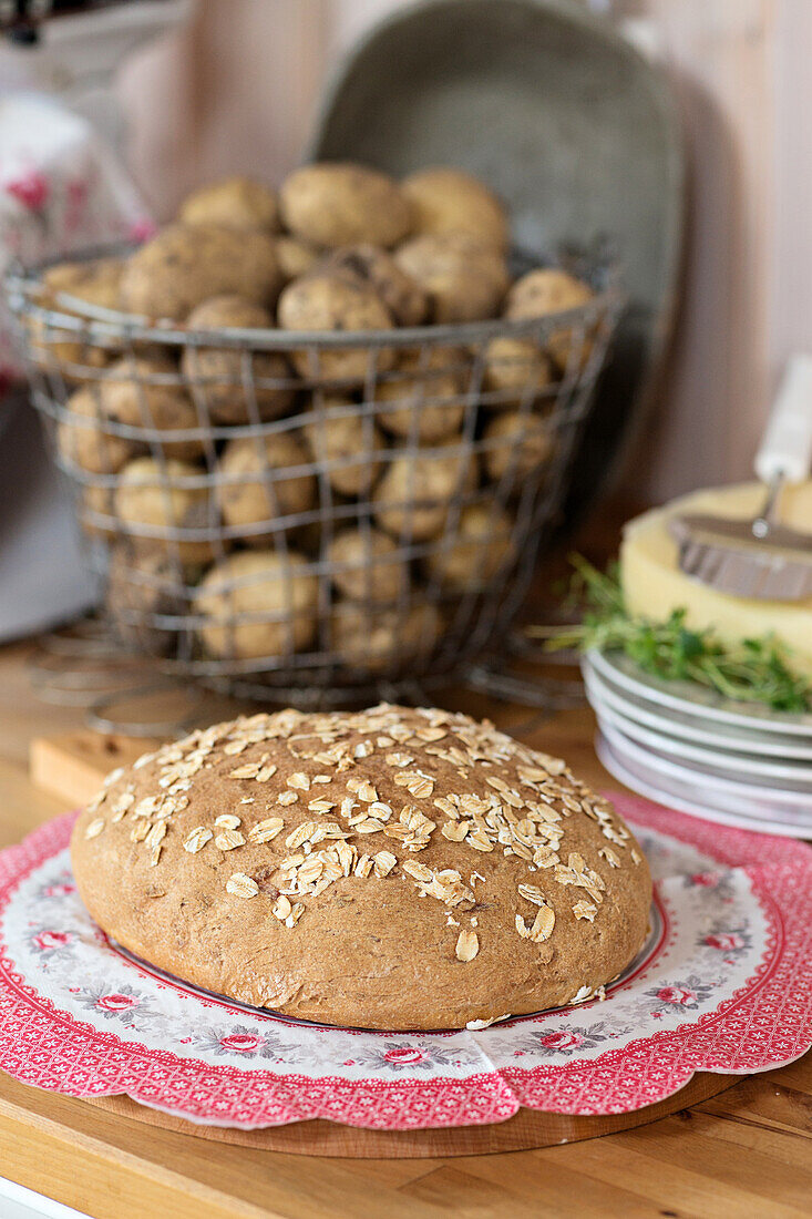 Homemade potato bread