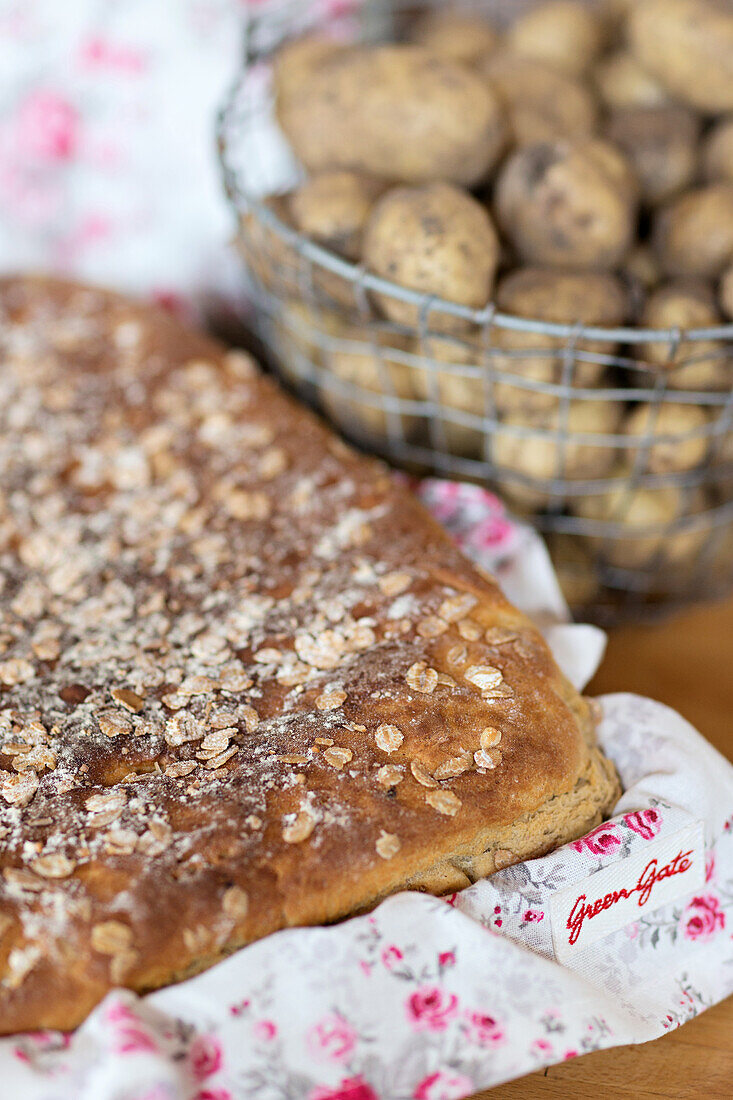 Hausgemachtes Kartoffelbrot