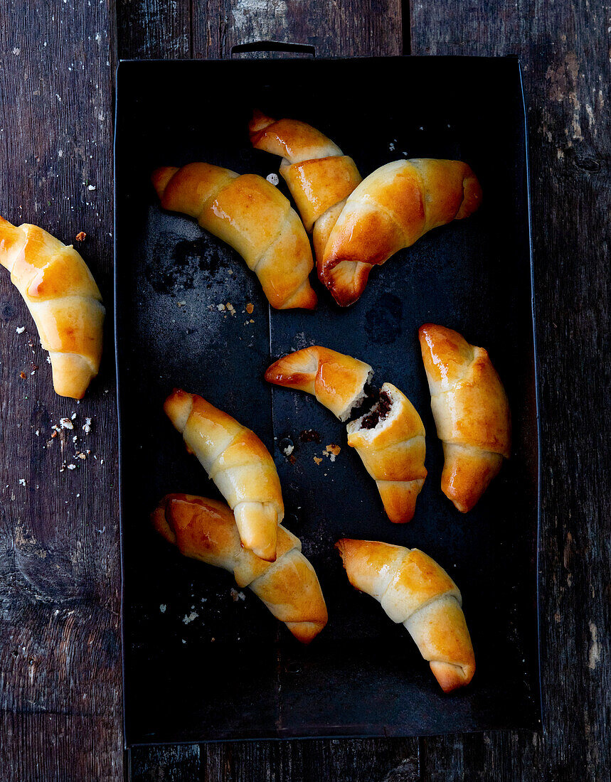 Chocolate croissants