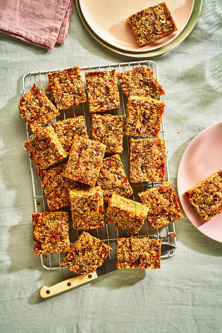 Cheesy Frühstücks-Flapjacks