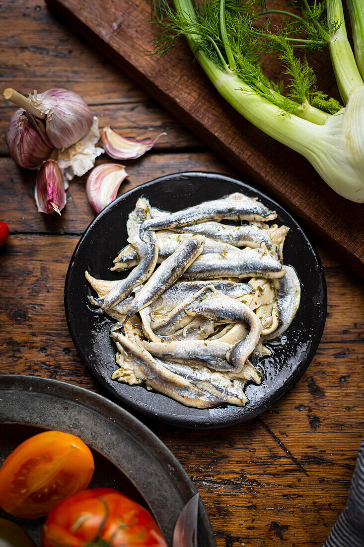 White anchovies