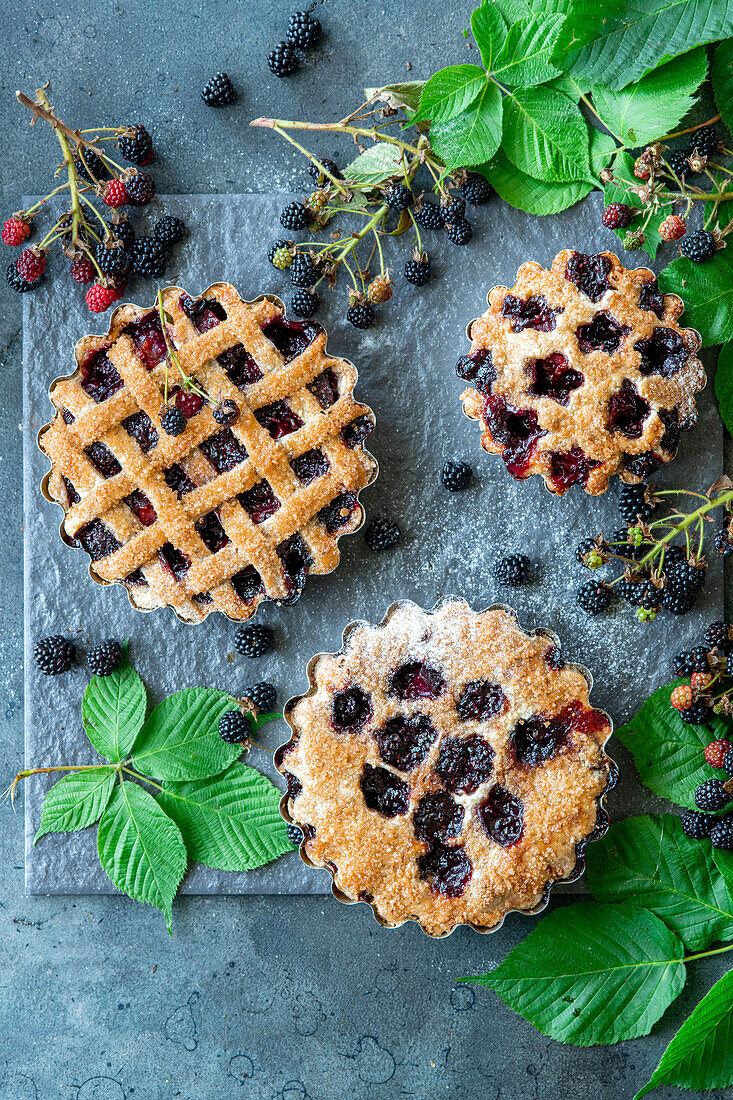 Brombeer-Pies