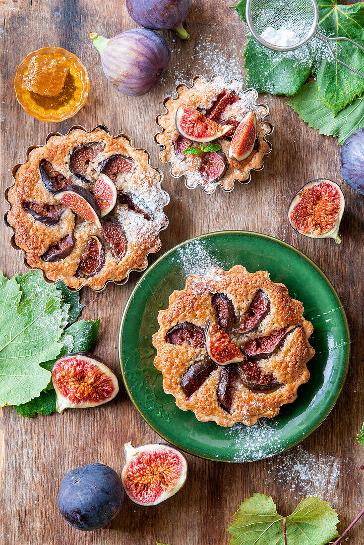 Feigen-Frangipane-Törtchen