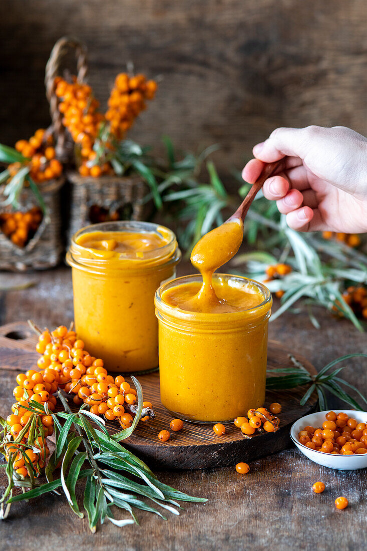 Seabuckthorn curd