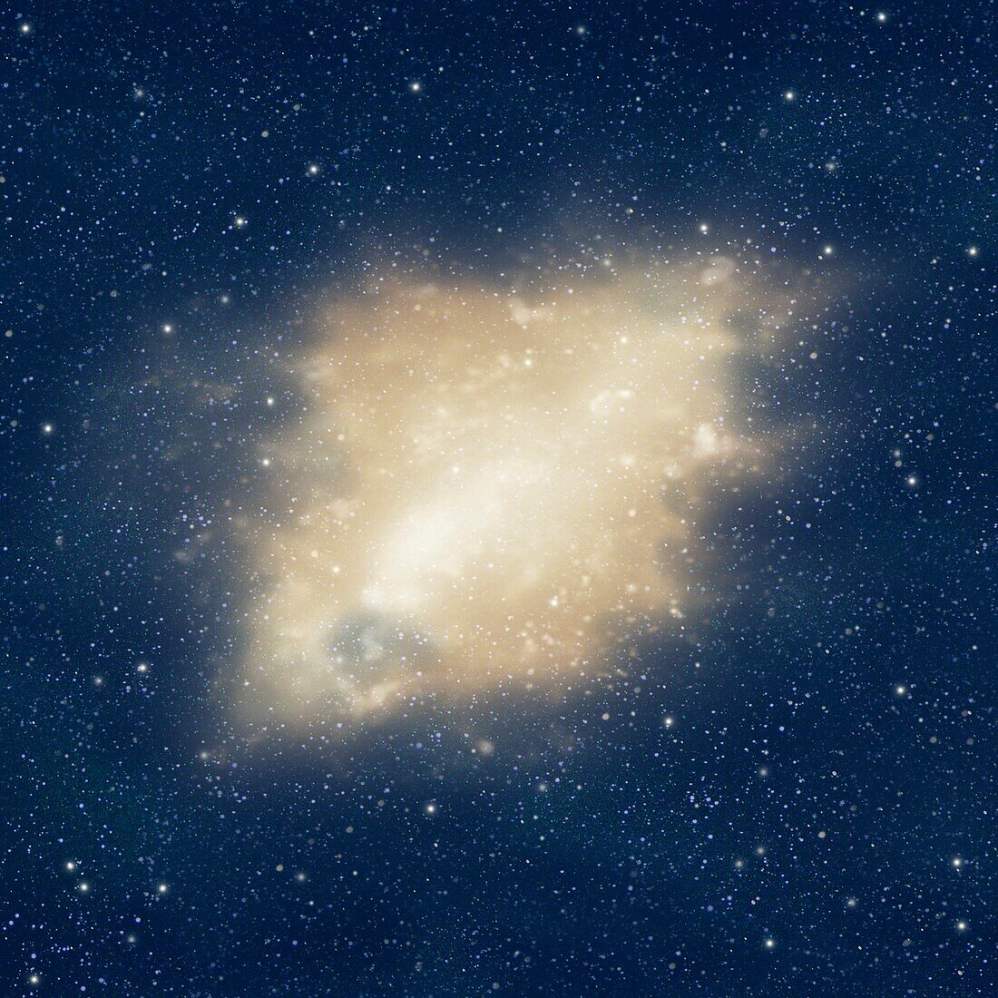 Type II irregular galaxy