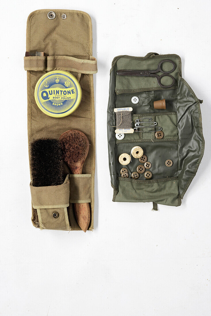 World War Two sewing kit