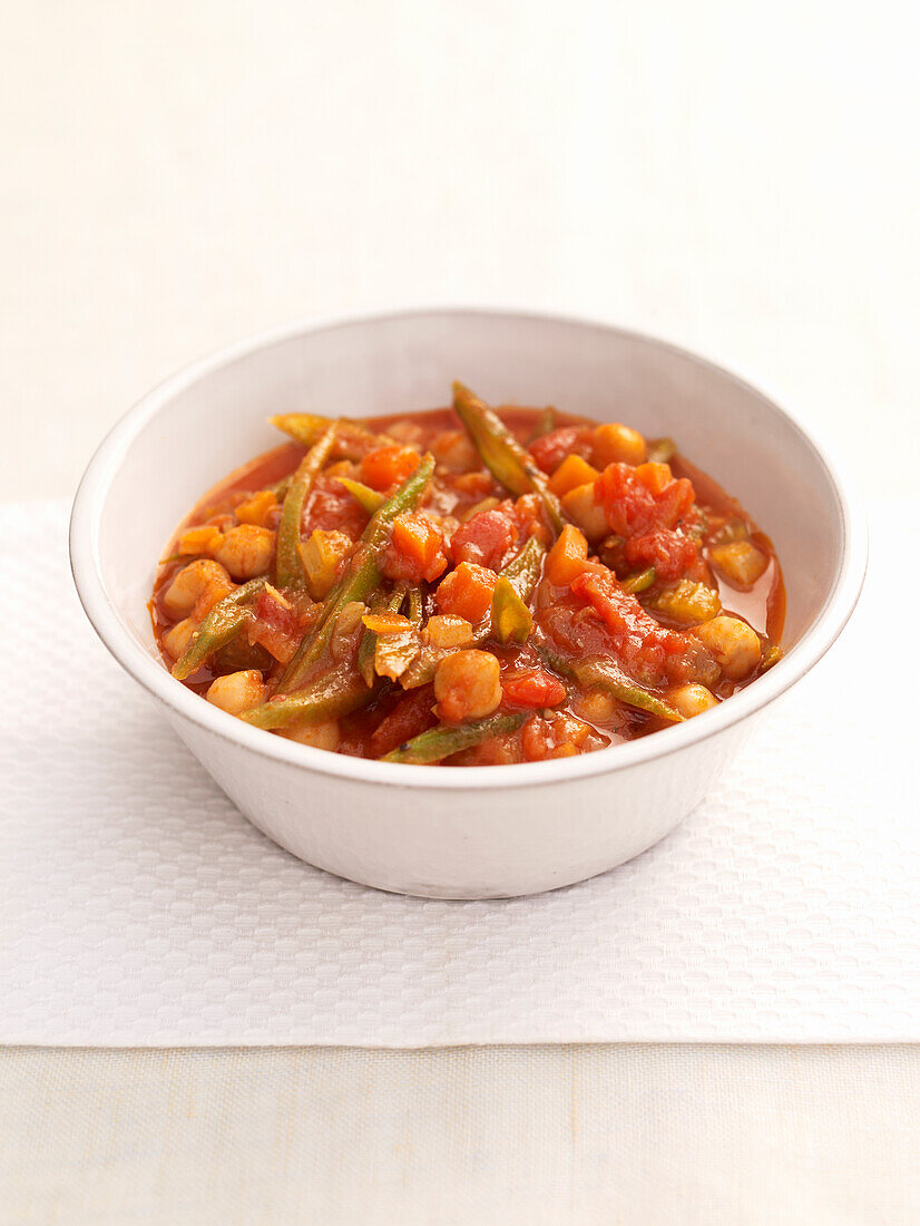 Chickpea and vegetable stew