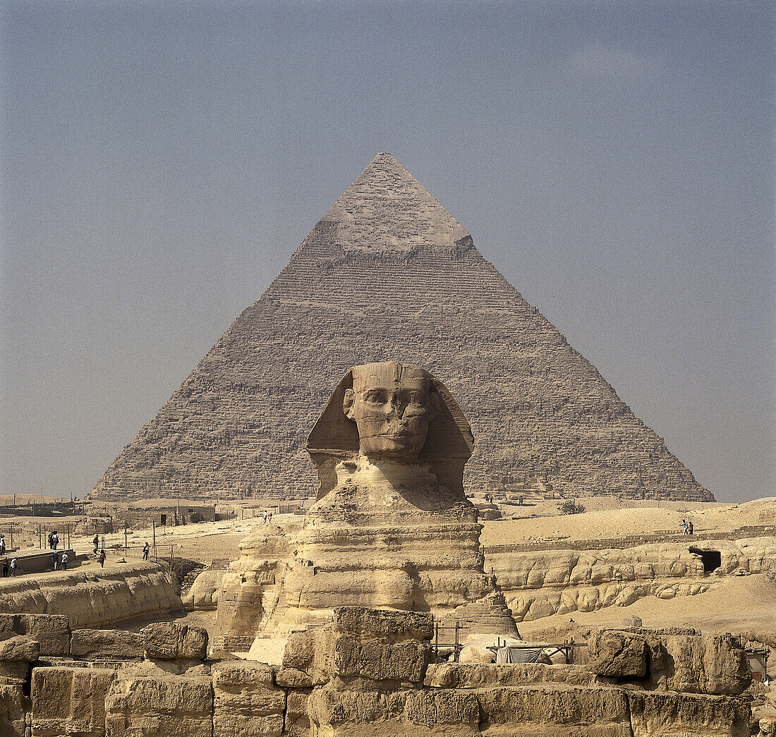 Guarding the pyramid