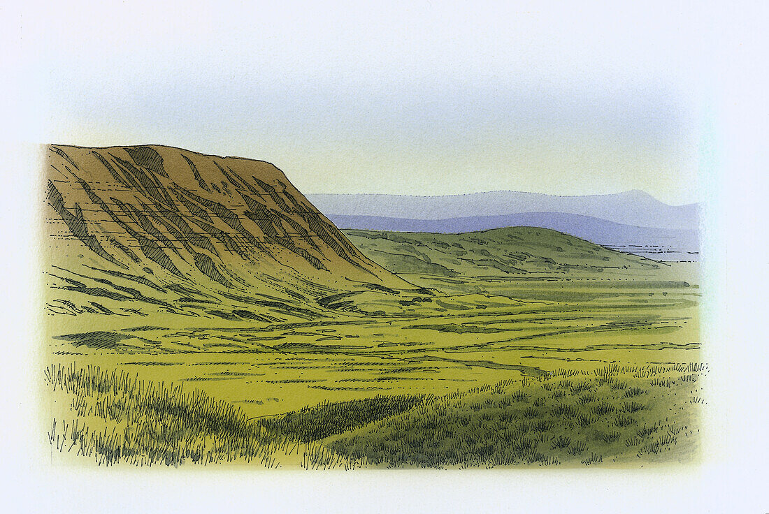 Great rift valley, illustration