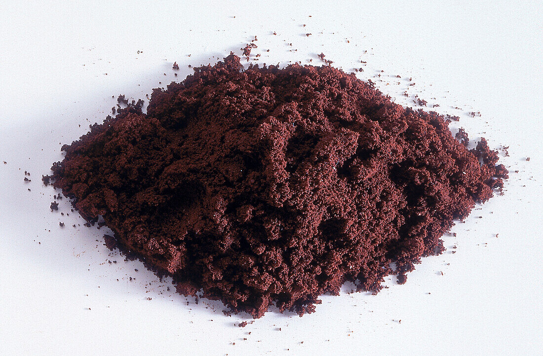Pulverized coffee beans