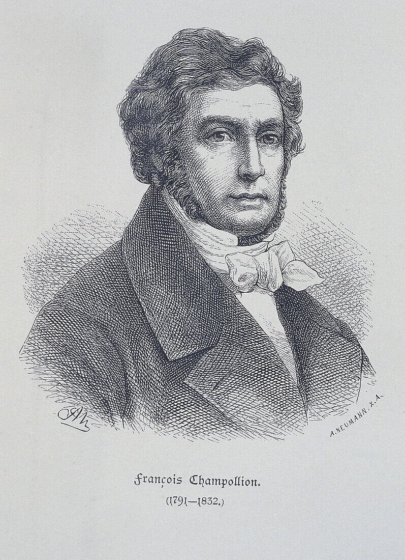 Jean-Francois Champollion, illustration