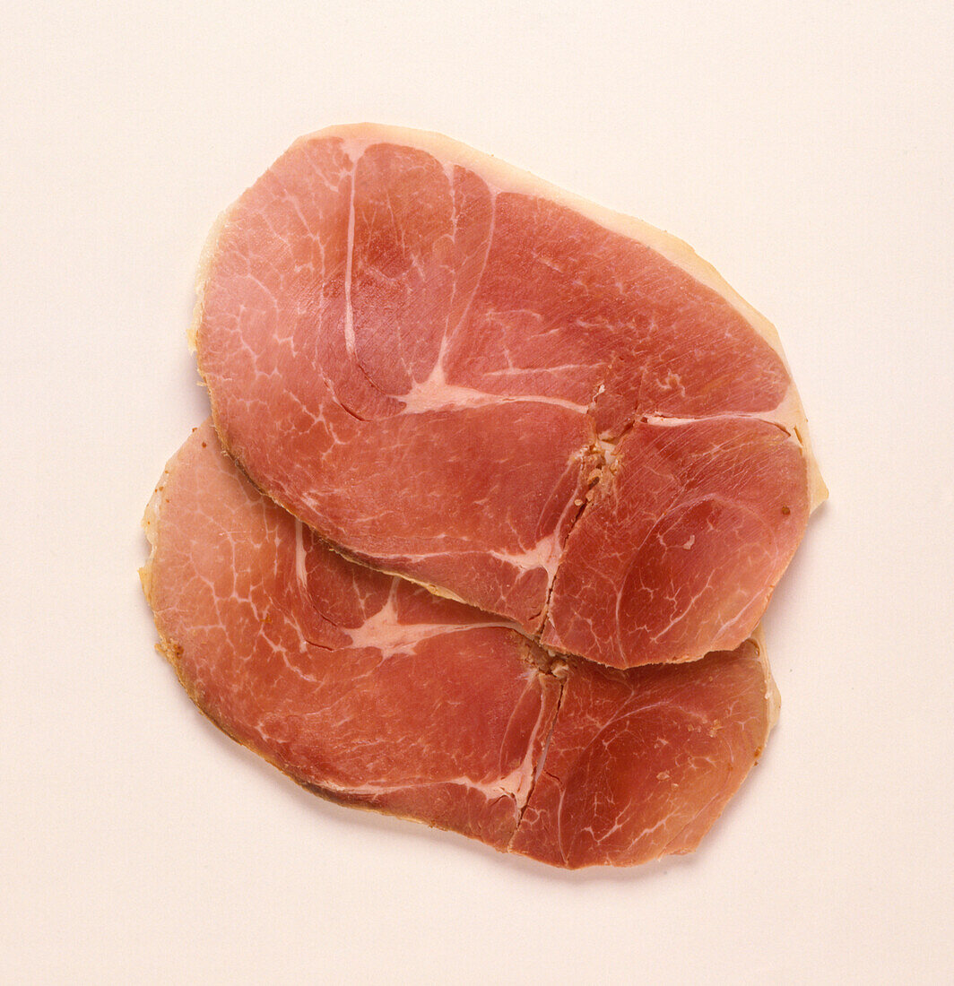 Two slices of Smithfield ham