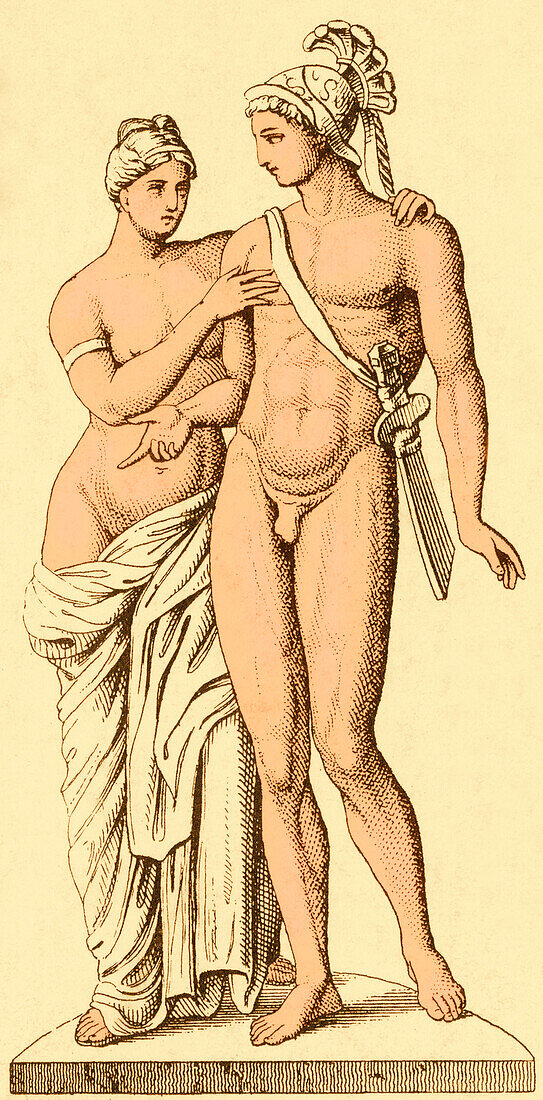 Aphrodite and Ares, Greek Olympians