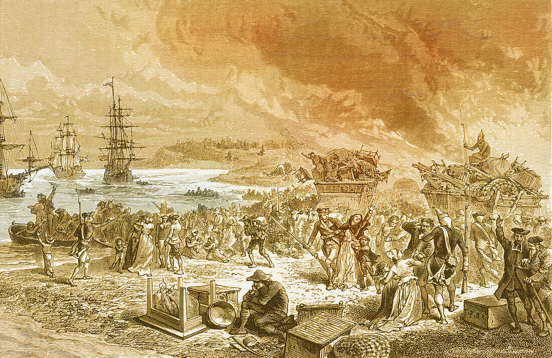 Embarkation of the Acadians, 1755