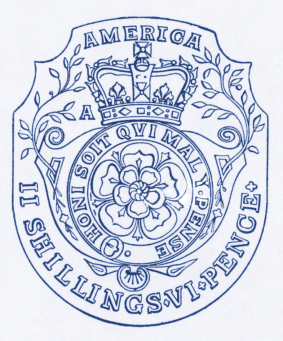 Revenue stamp, 1765
