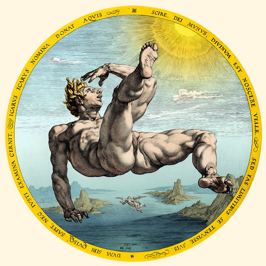 Fall of Icarus, Greek mythology