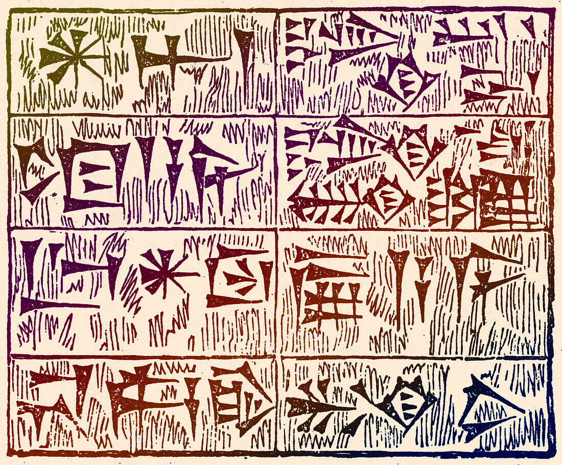 Cuneiform characters