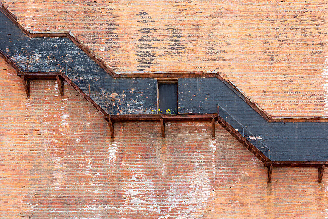 Rusting fire escape