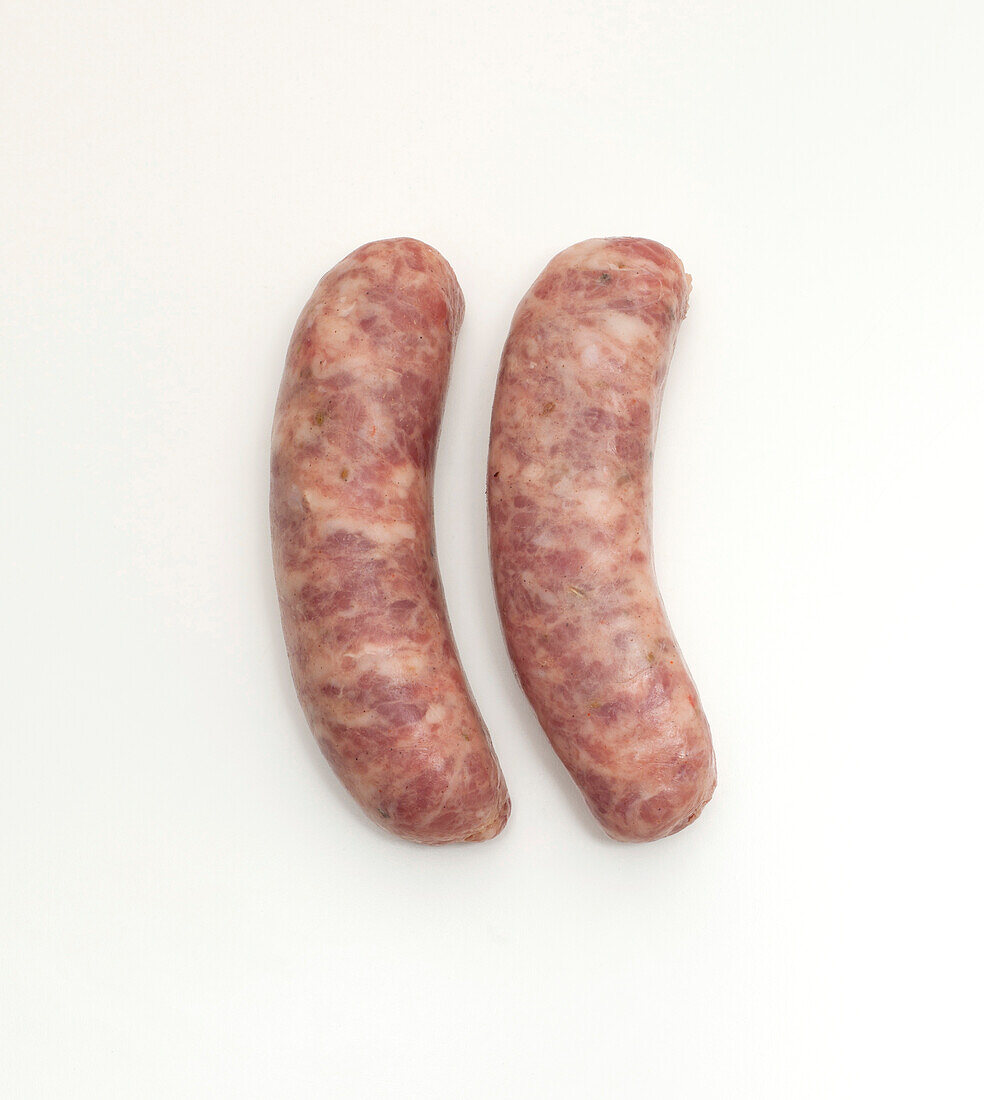 Two longaniza sausages from Spain