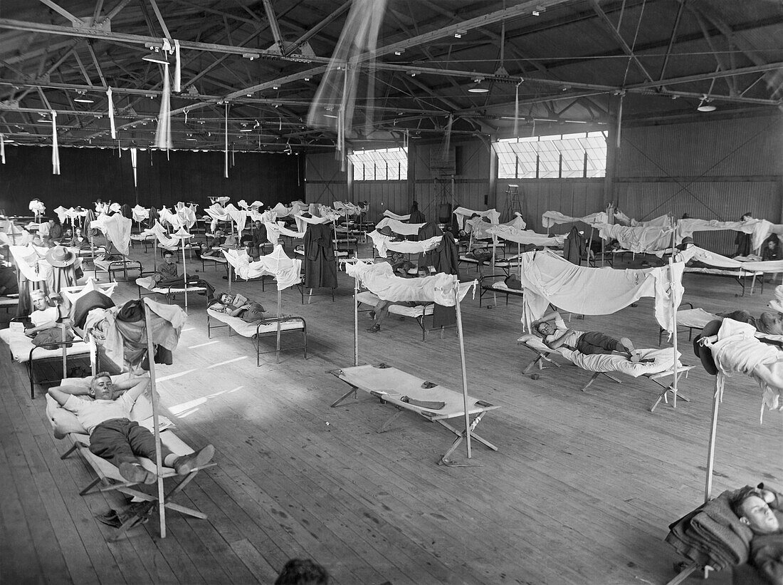 Spanish flu ward, USA