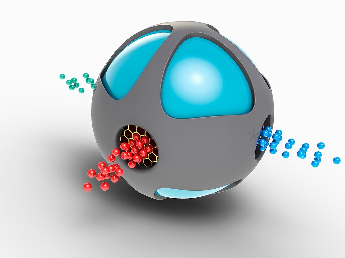 Nanorobot, conceptual illustration