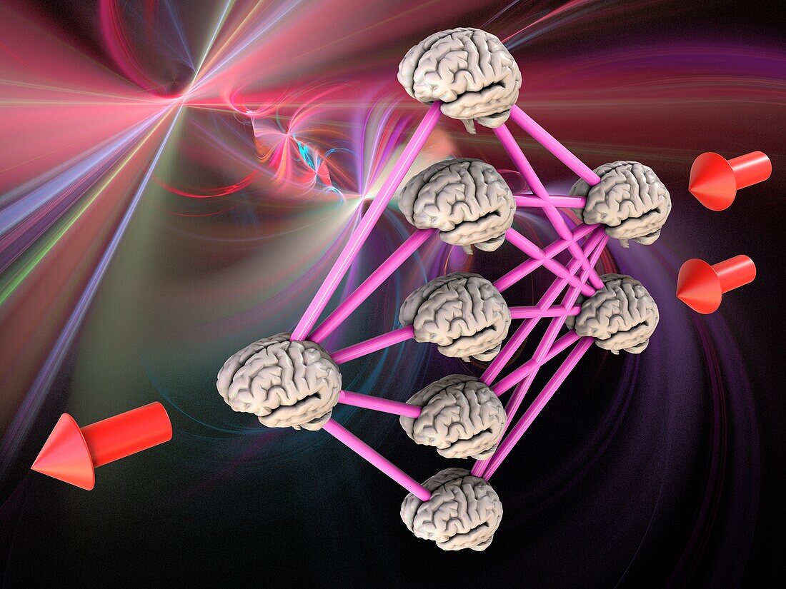 Neural network, conceptual illustration