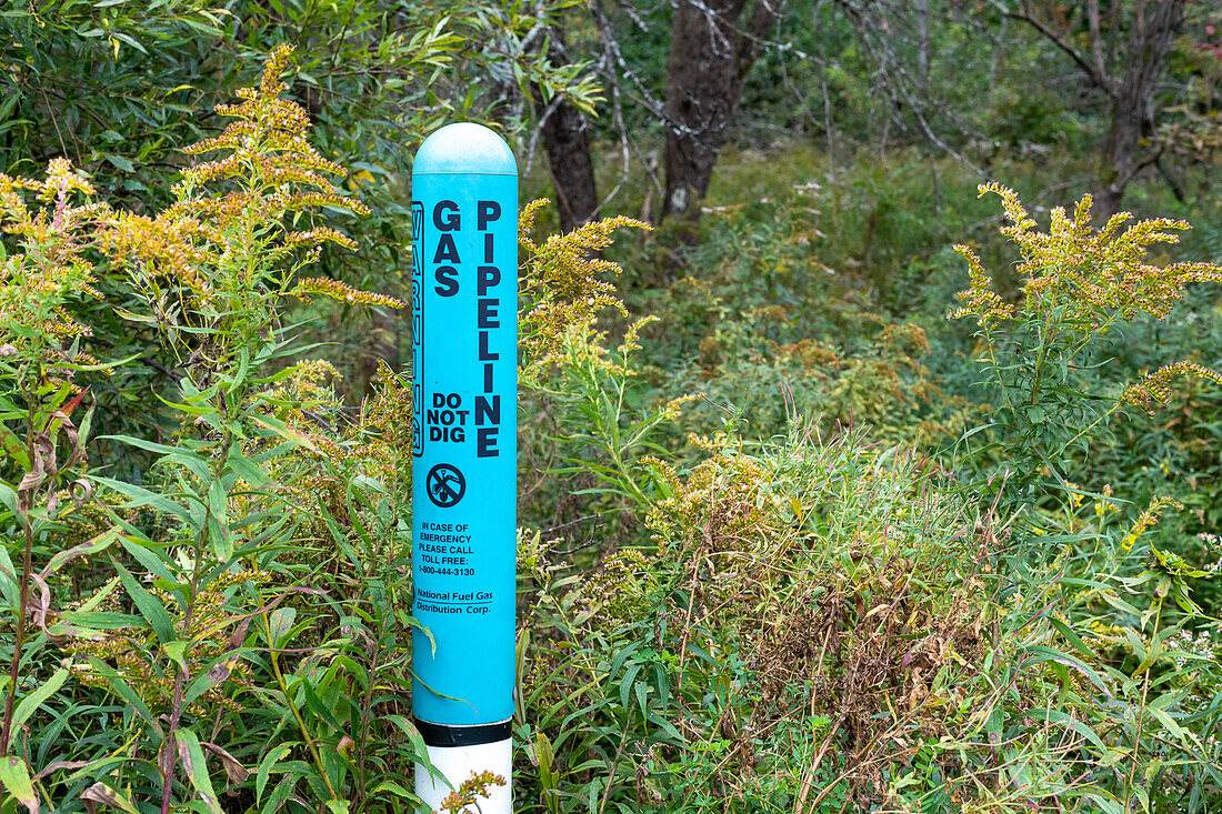 Gas pipeline marker