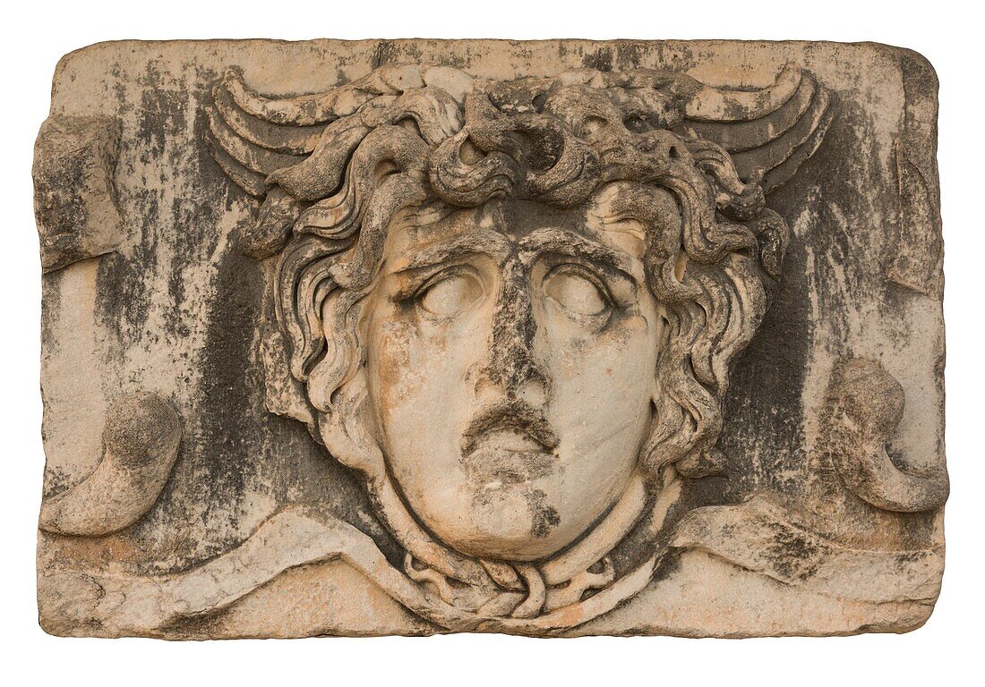 Medusa, marble sculpture at Didyma.