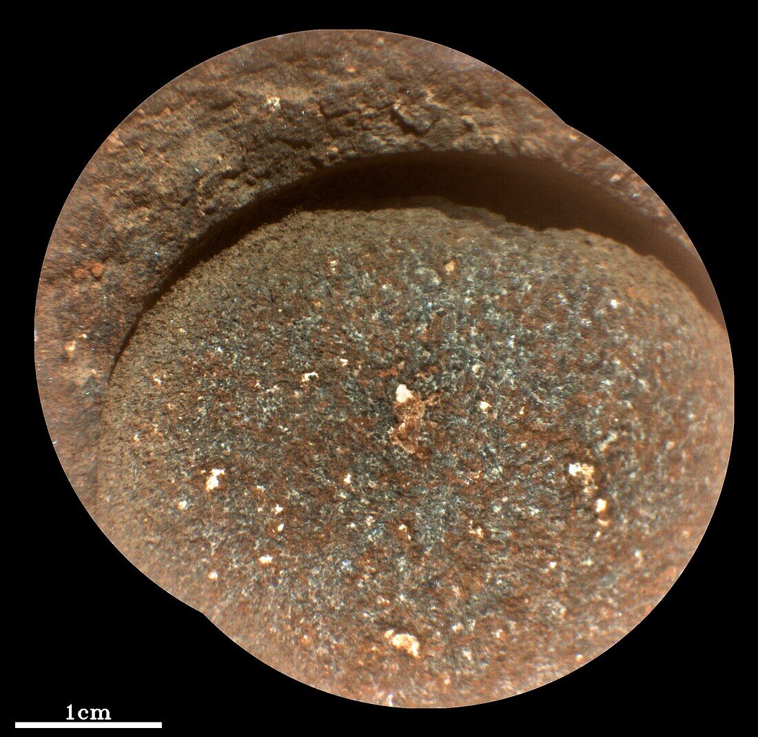 Abrasion patch Bellegarde on Mars, SuperCam image