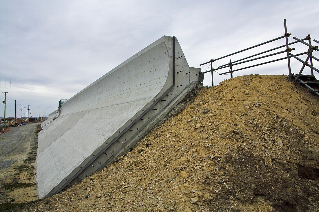 Seawall, Fukushima Prefecture, Japan